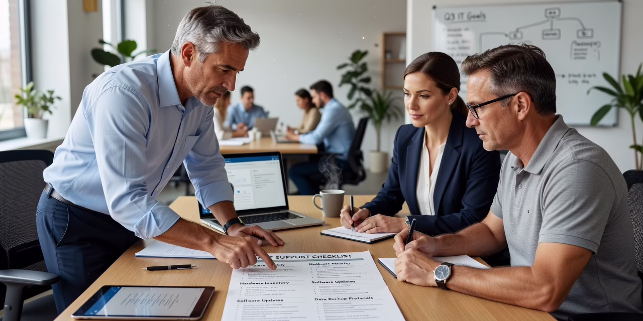 Use this practical IT support checklist to find gaps in security, backups, help desk, and vendor management before they cause downtime or bigger problems.