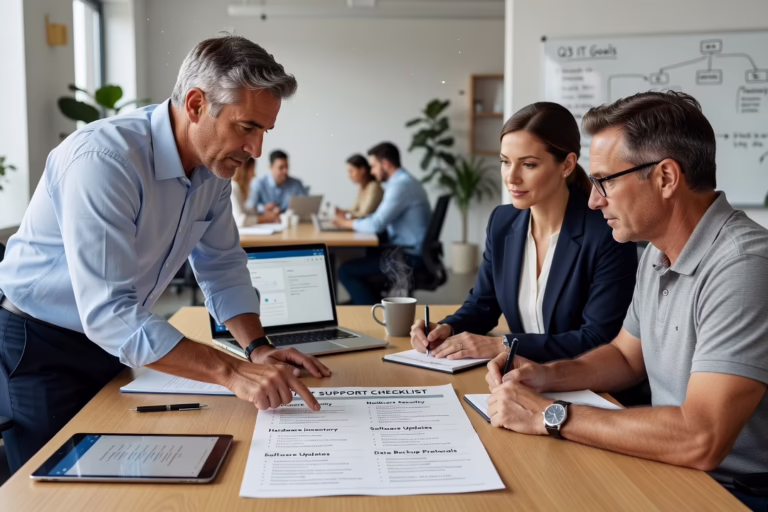 Use this practical IT support checklist to find gaps in security, backups, help desk, and vendor management before they cause downtime or bigger problems.